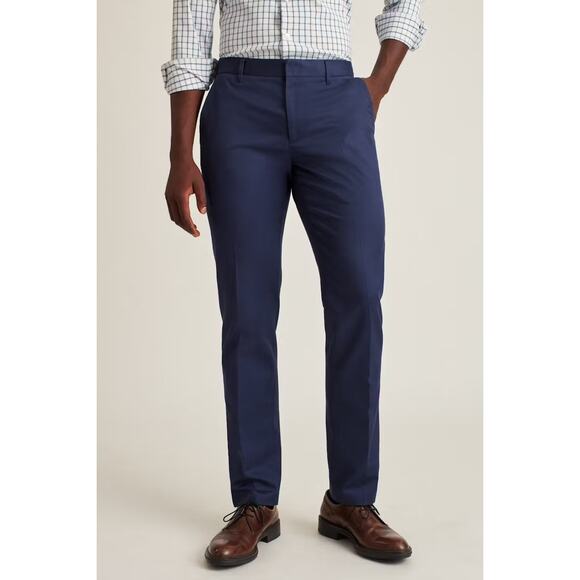 Bonobos Weekday Warrior Slim Fit Pants 34x32 | True Blue Office Stretch Chinos - Picture 1 of 9